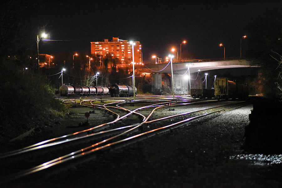 Night at the Railyard Photograph by Doug Ash