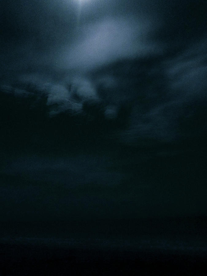 Night Beach Photograph by Steve Fields