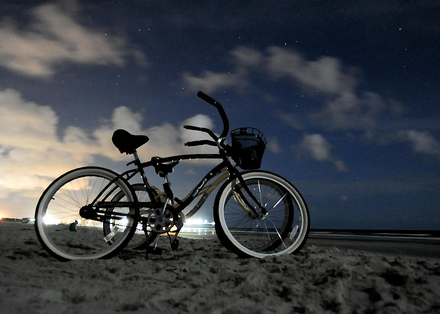 Night Bikes Photograph by Don Mennig