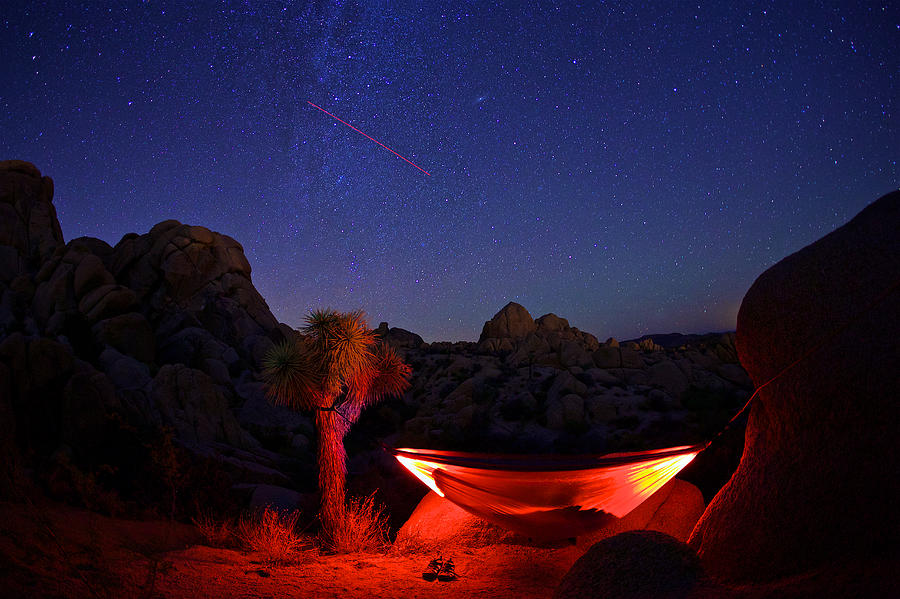 Night camping Photograph by Evgeny Vasenev