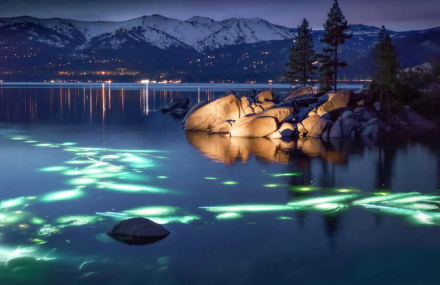 Landscape Photograph - Night Dive - Lake Tahoe by Tony Fuentes Landscape Photograph - Night Dive - Lake Tahoe by Tony Fuentes