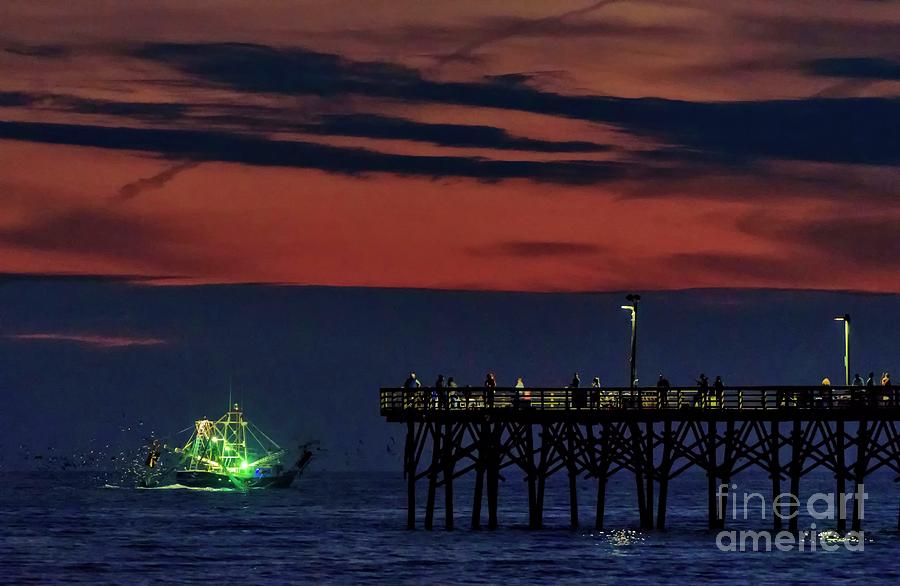 Night Fishing Photograph by DJA Images