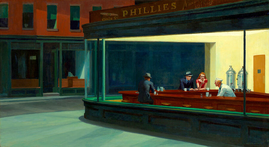 Nighthawks #10 Painting by Edward Hopper