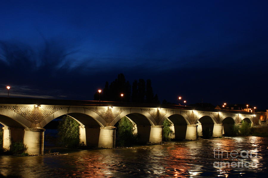 Night in Amboise Photograph by Christine Jepsen