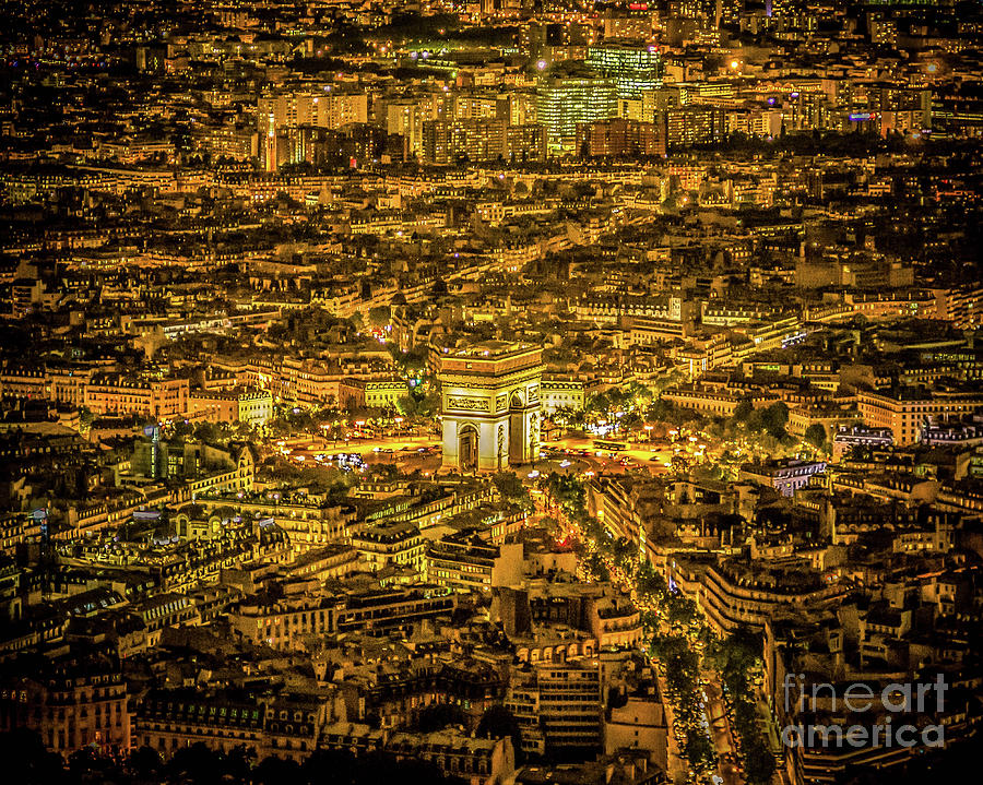 Night In Paris Photograph