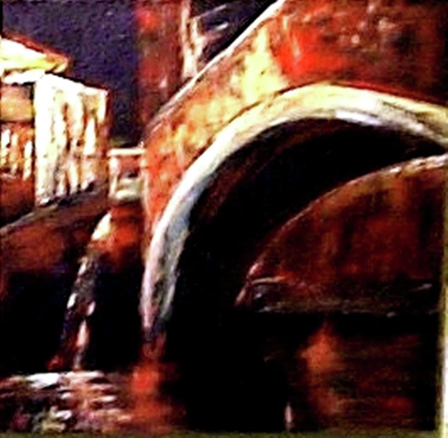 Night in Venice Painting by Miki Sion