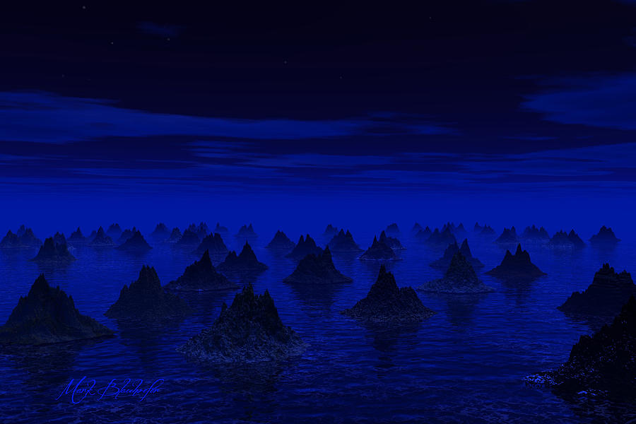 Night Islands Photograph by Mark Blauhoefer