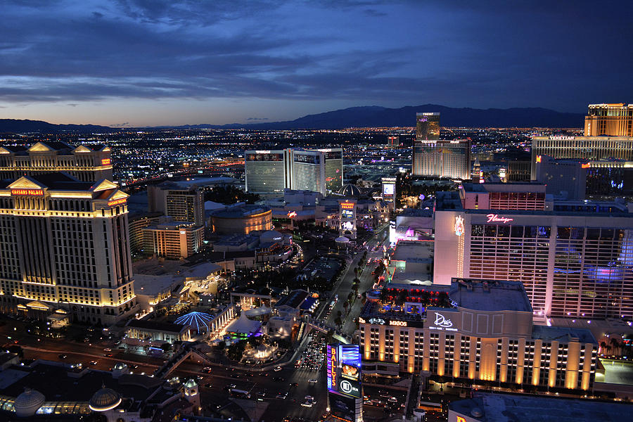 Night Las Vegas Strip Photograph by Kyle Hanson