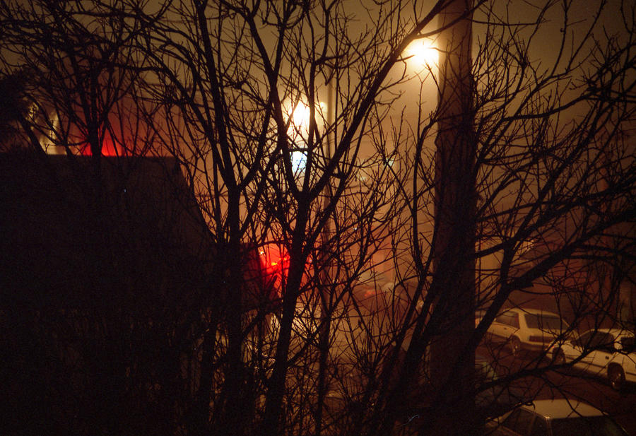 Night Lights From My Kitchen Window Photograph by Ron Javorsky - Fine ...