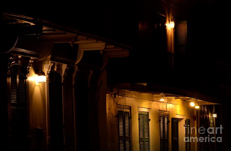 2 am in the French Quarter Photograph by Nadalyn Larsen