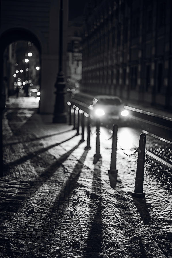 Night Lights. Prague Photograph by Jenny Rainbow