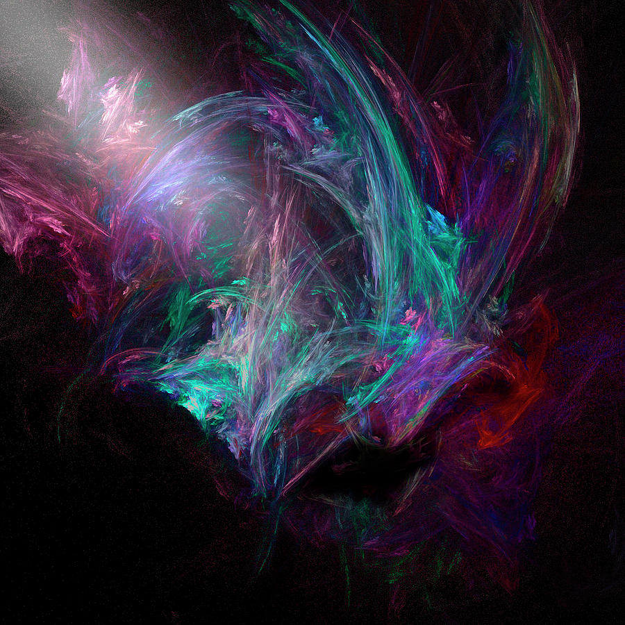 Abstract Digital Art - Night by Michael Durst