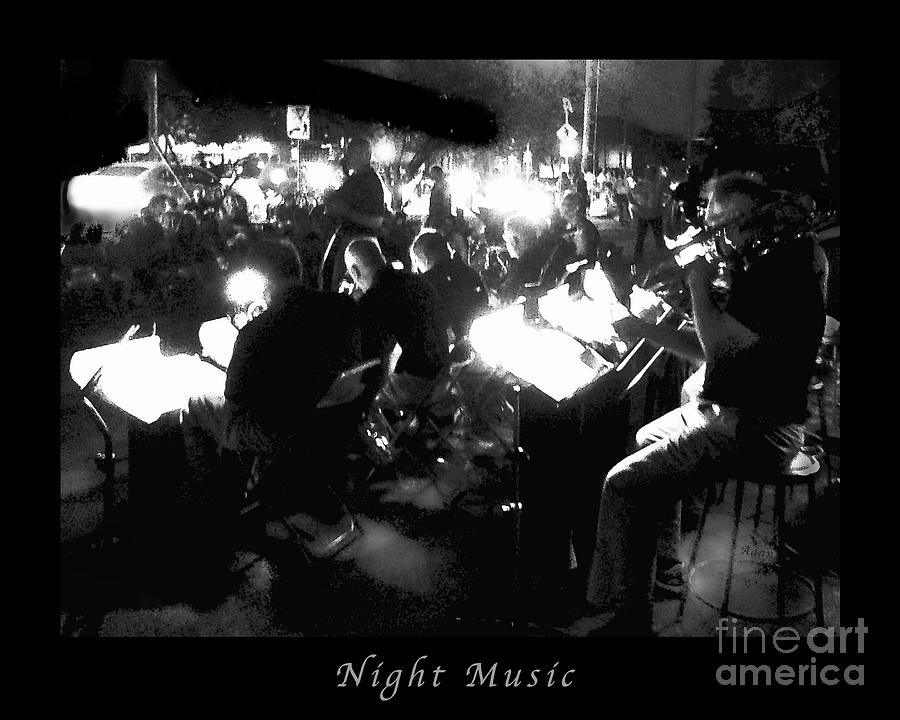 Night Music Poster Photograph by Felipe Adan Lerma