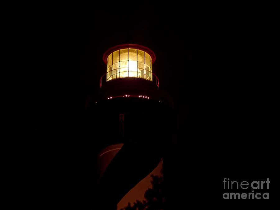 Night Of Lights Lighthouse Photograph by D Hackett