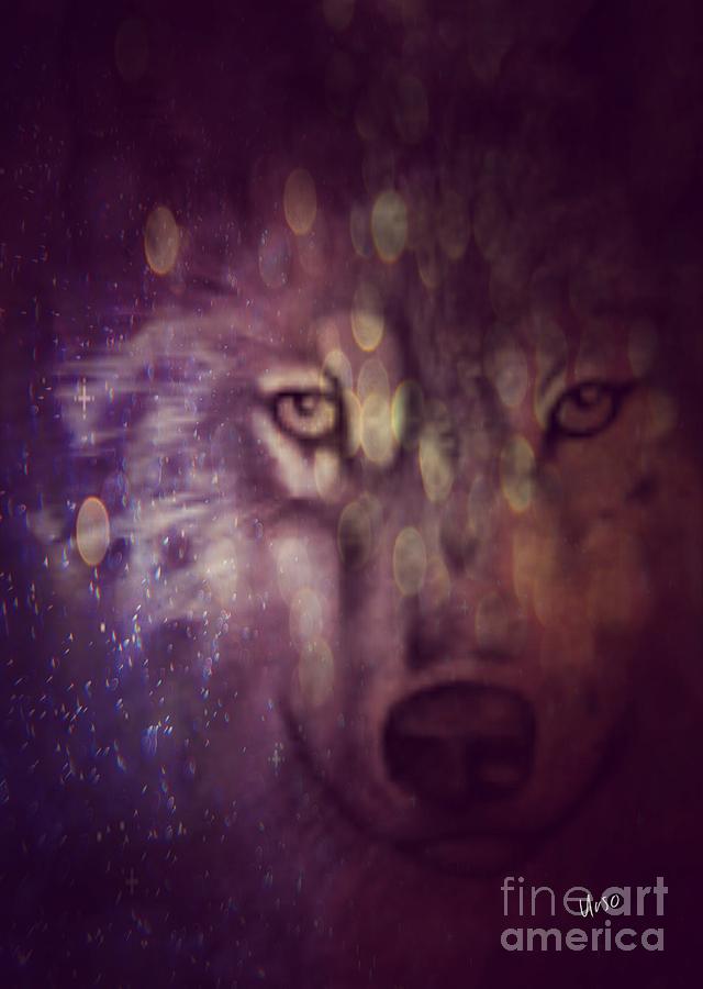 Night of the Wolf Digital Art by Maria Urso