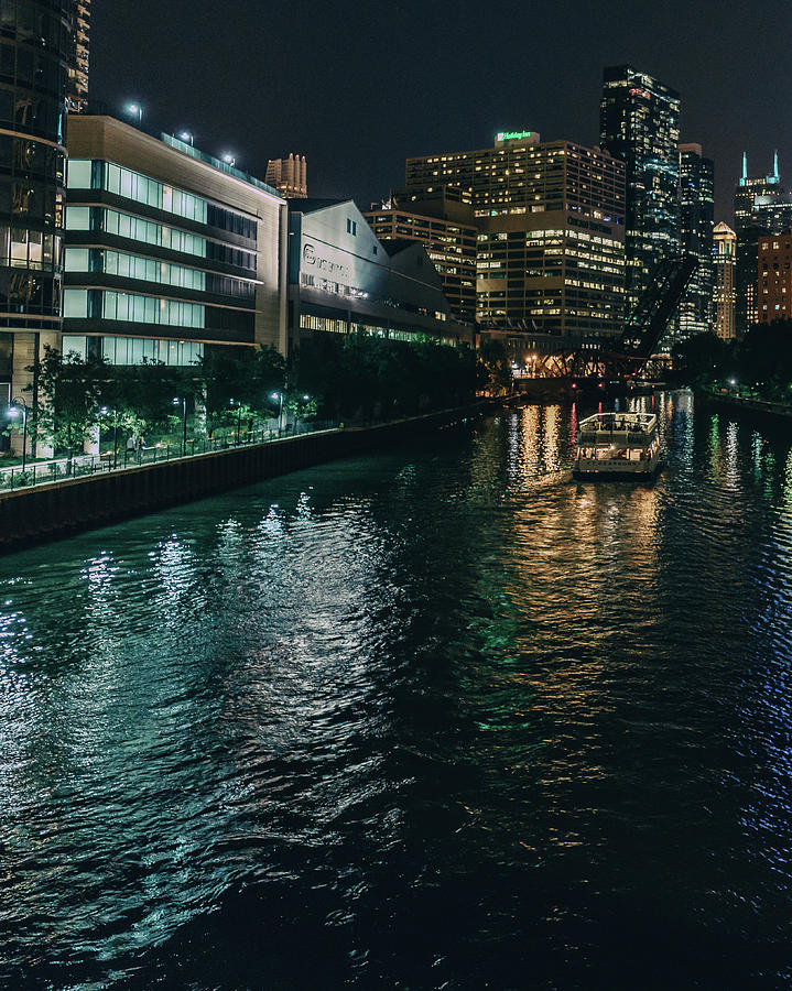 Night on the River Photograph by Nisah Cheatham