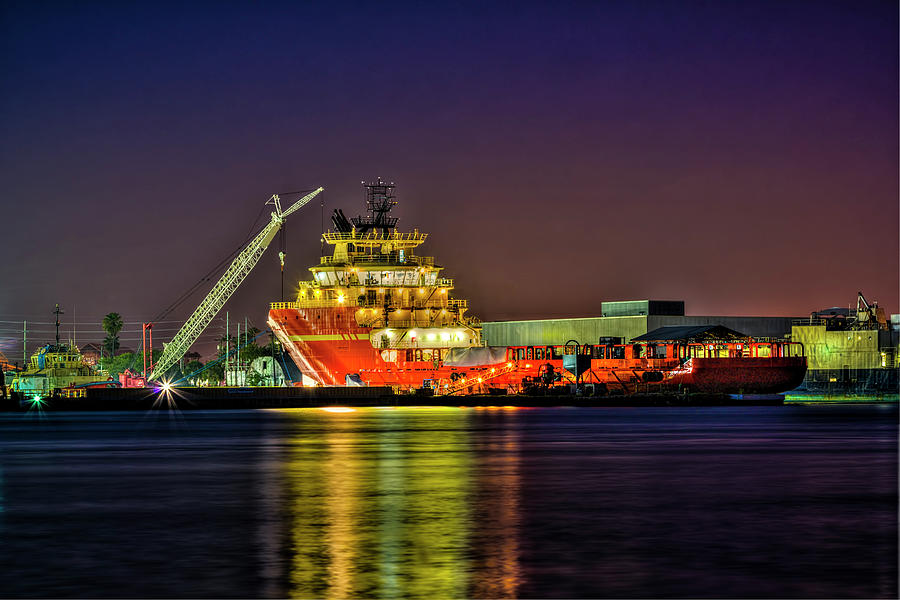 Night Overhaul Photograph by Marvin Spates