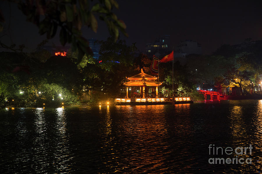 Night Photography Hanoi  Photograph by Chuck Kuhn