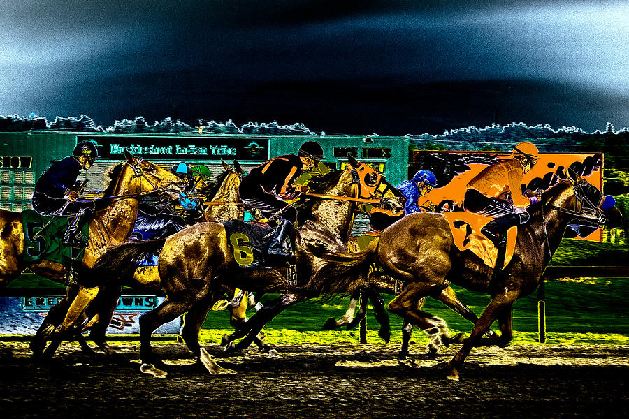 Night Racing Photograph by David Patterson