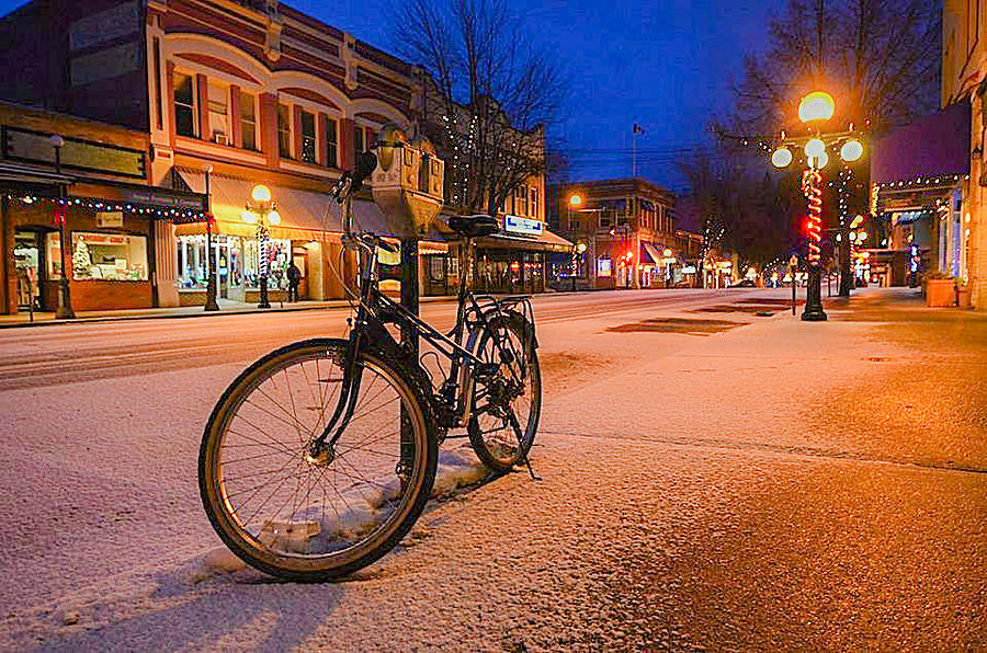 Winter Photograph - Night Rider by Joy McAdams