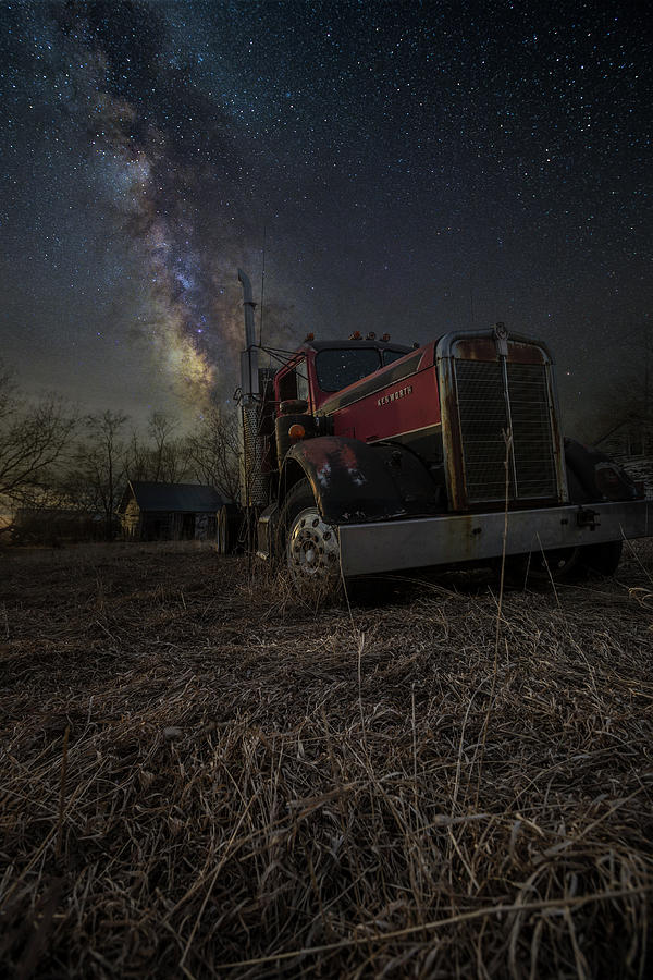 Night Rig Photograph by Aaron J Groen