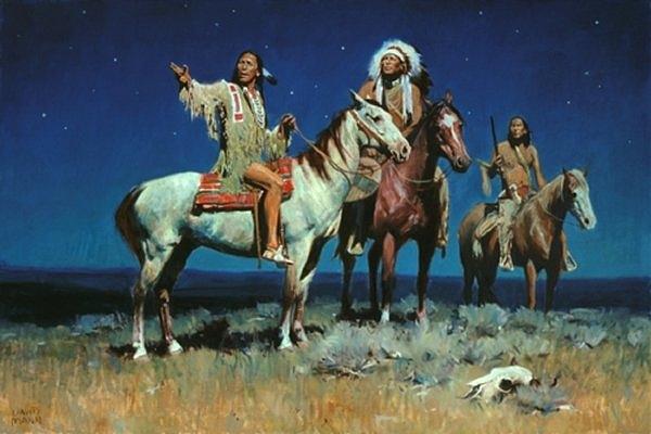 Night Signs Painting by David Mann