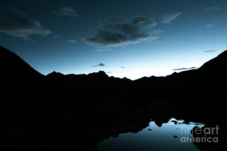 Night sky Himalayas Tibet Yantra.lv Photograph by Raimond Klavins
