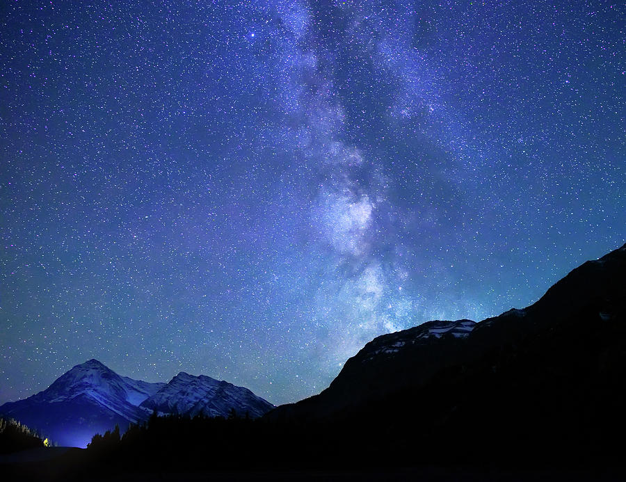 Night Sky in David Thomson Country Photograph by Dan Jurak