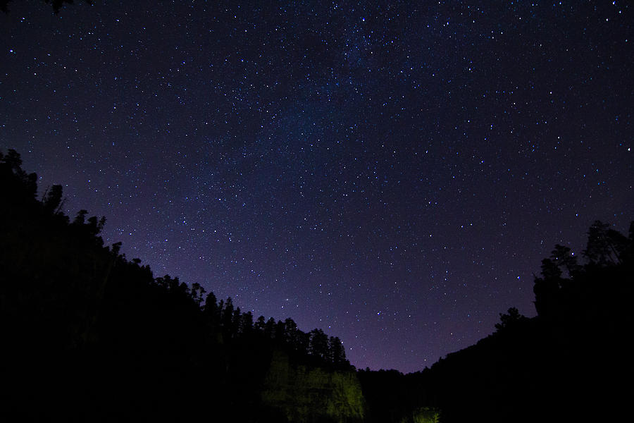 Night Sky Over the Black Hills Photograph by Hermes Fine Art