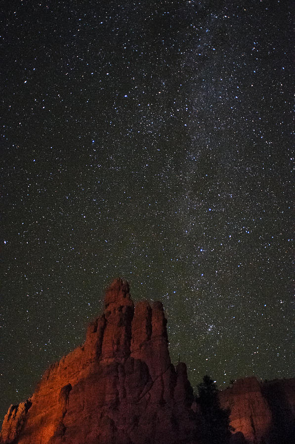 Night Sky Red Rock 2733 Photograph
