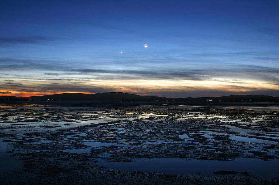 Low Tide Photograph - Night Sky by Thomas M Miller