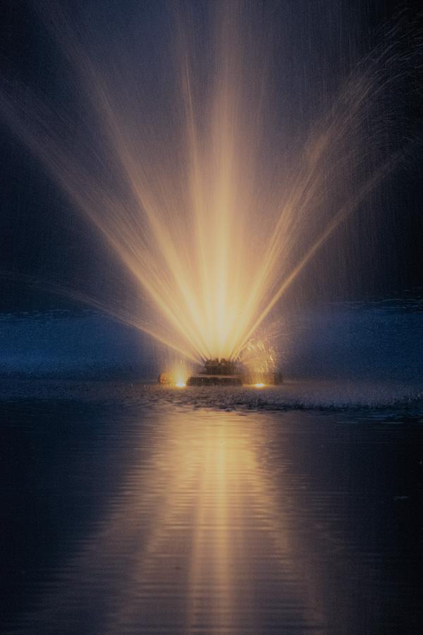 Jet Photograph - Night Spray by Mary Ann Artz