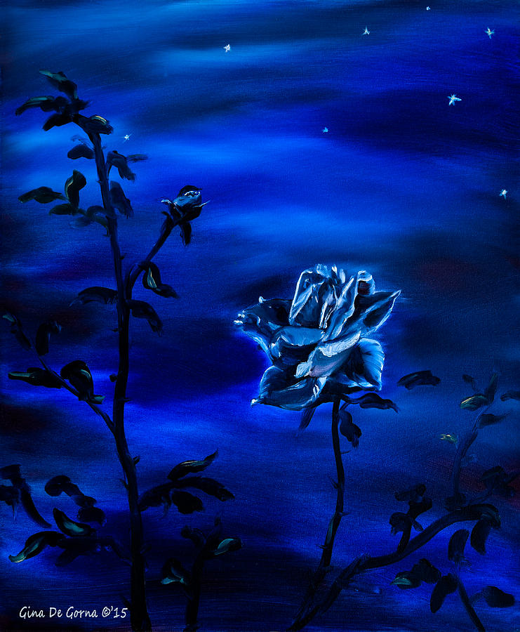 Night Stars Painting by Gina De Gorna
