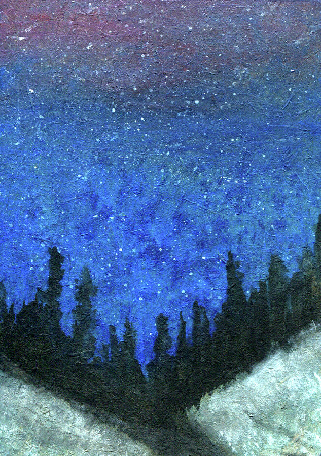 Night Stars Painting by R Kyllo