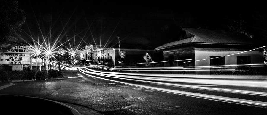Architecture Photograph - Night Time at Old Town by Parker Cunningham