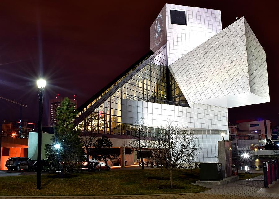 Night Time At The Rock Hall Photograph