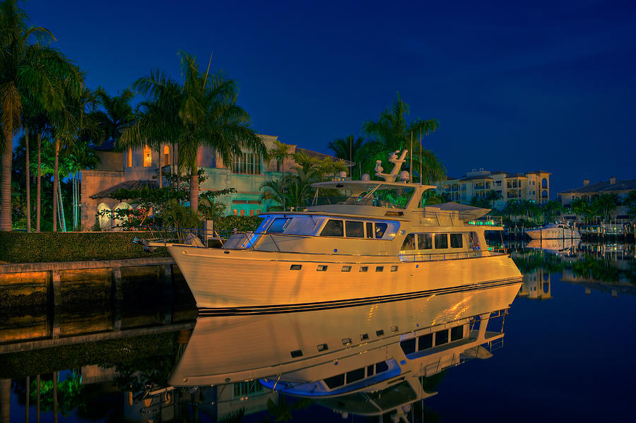 Night Time In Fort Lauderdale Photograph