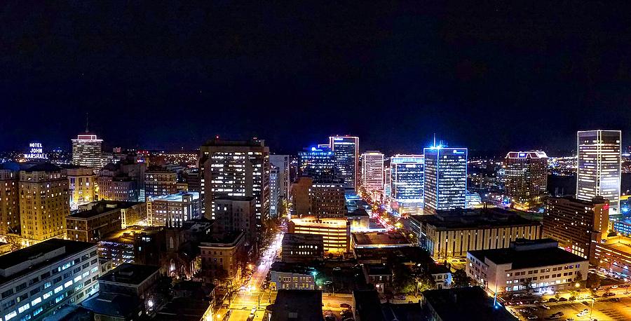 Rva Photograph - Night Time RVA by Tredegar DroneWorks Rva Photograph - Night Time RVA by Tredegar DroneWorks