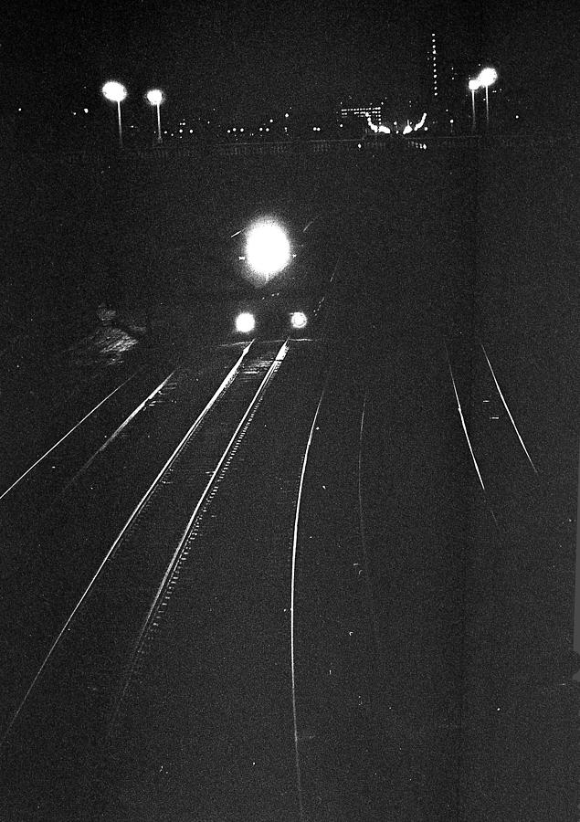 Night Train Photograph by Carol Neal-Chicago