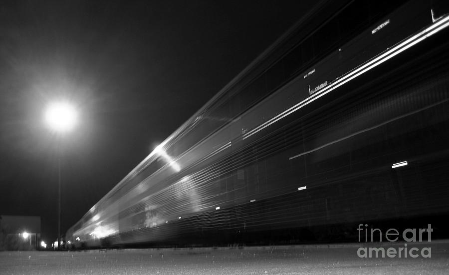 Night Train Photograph by James B Toy