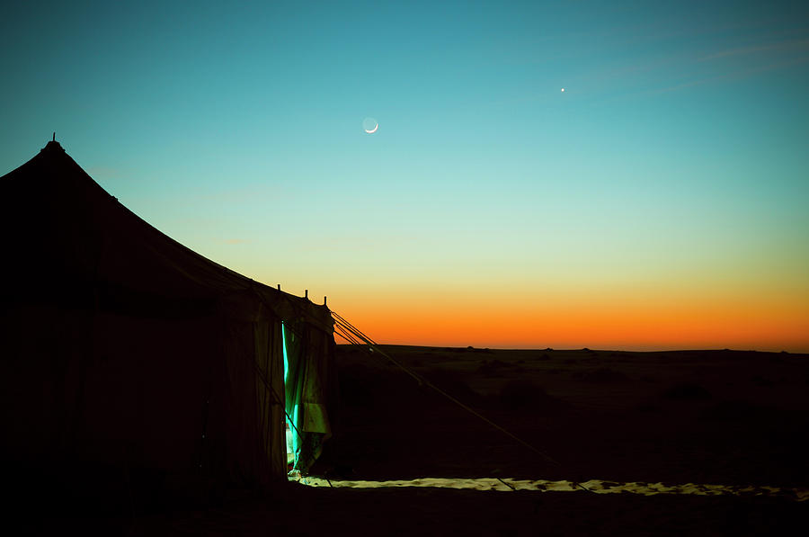 Night view of a tent at Rub Al Khali Photograph by Hany Musallam - Fine ...