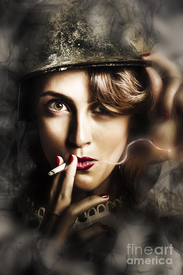 Night watch military pin up Photograph by Jorgo Photography