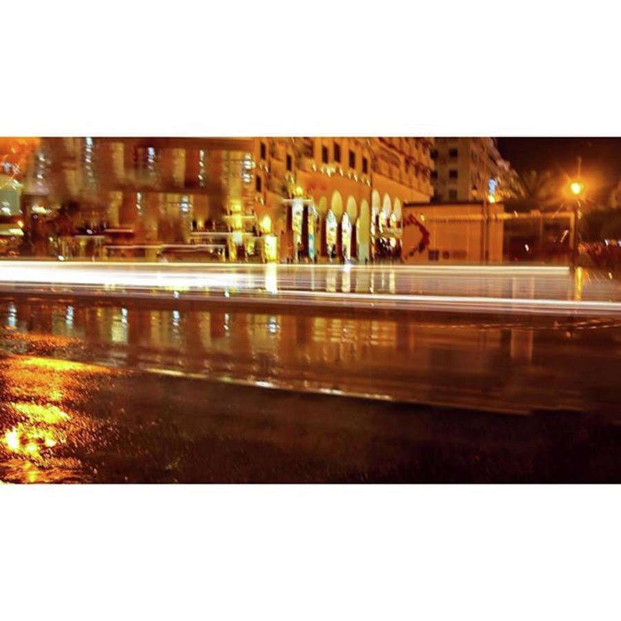 Transportation Photograph - Night Wet Speed #night #cityscape by Emmanuel Varnas