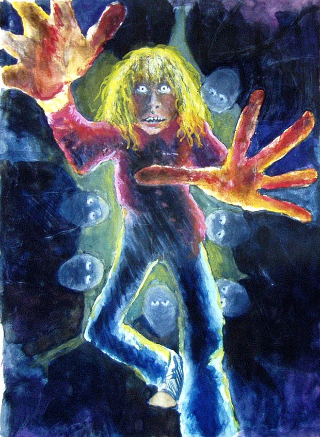 Nightmare Painting - Nightmare by Nancy Mueller Nightmare Painting - Nightmare by Nancy Mueller