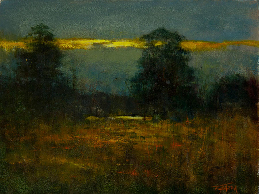 Nights Coming Painting by Tadeusz Gazda