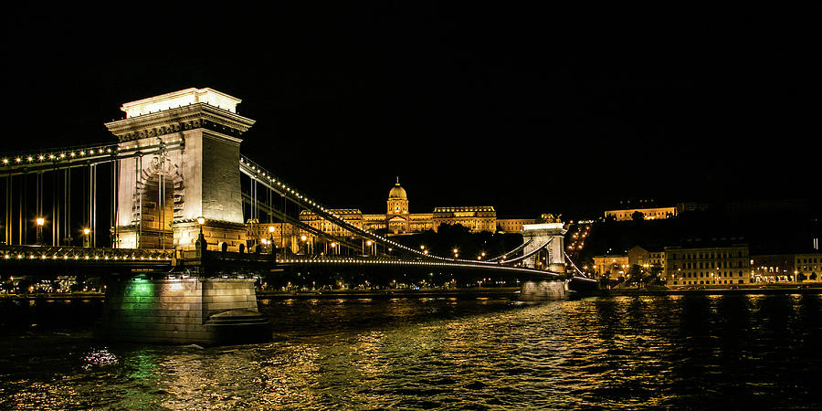 Nightscape on the Danube Photograph by Lisa Lemmons-Powers - Fine Art ...