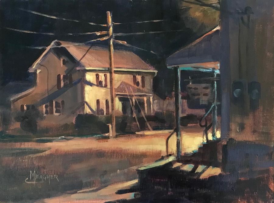 Augusta Painting - Nighttime in New Melle by Spencer Meagher