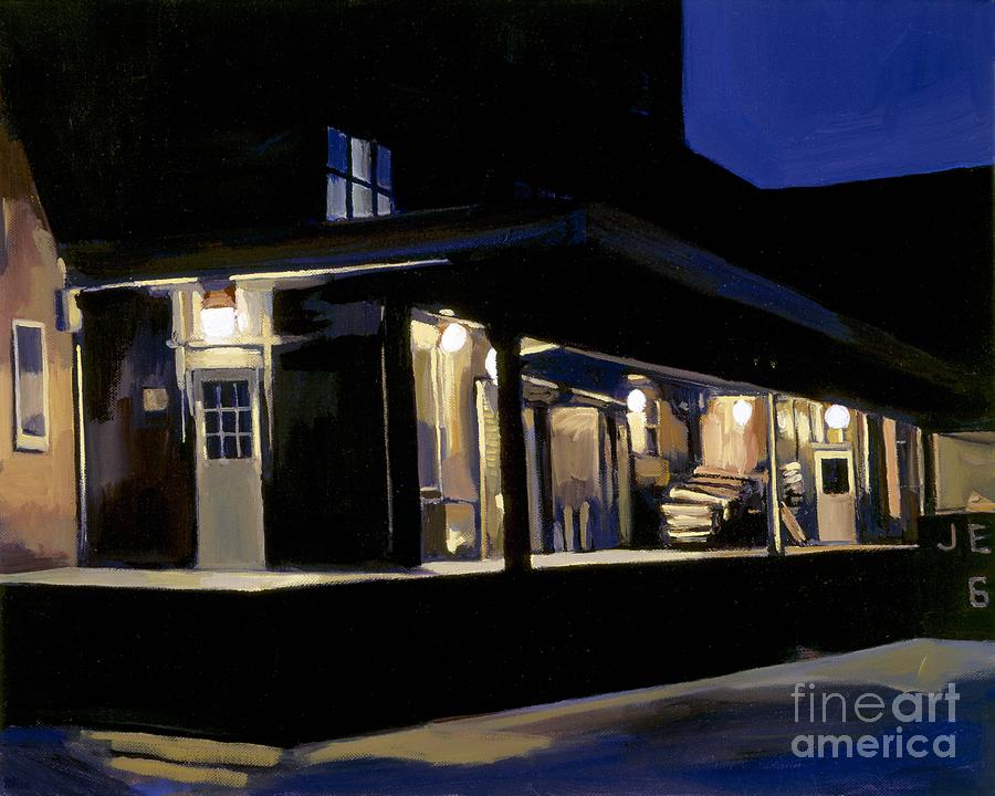 Nighttime on Southampton Street Painting by Deb Putnam
