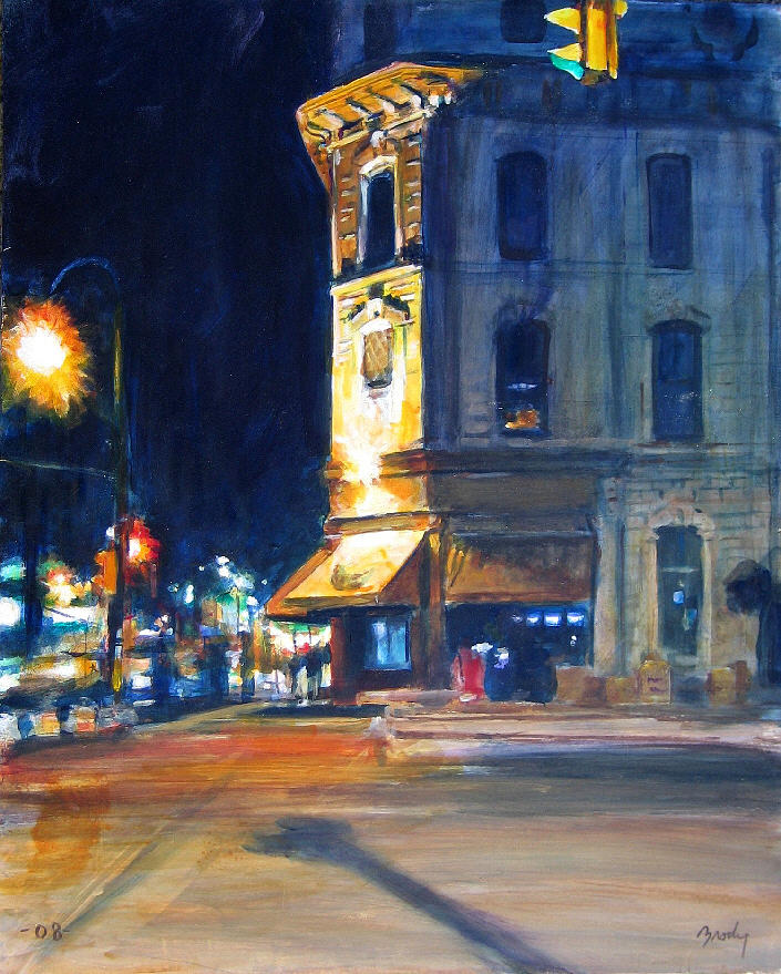 Nighttime Painting by William Brody