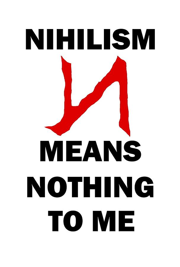 Nihilism Means Nothing Mixed Media by Charlie Ross